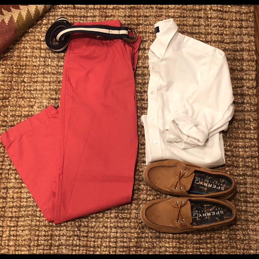 Polo by Ralph Lauren Boys Chinos Size 14 Red/Coral